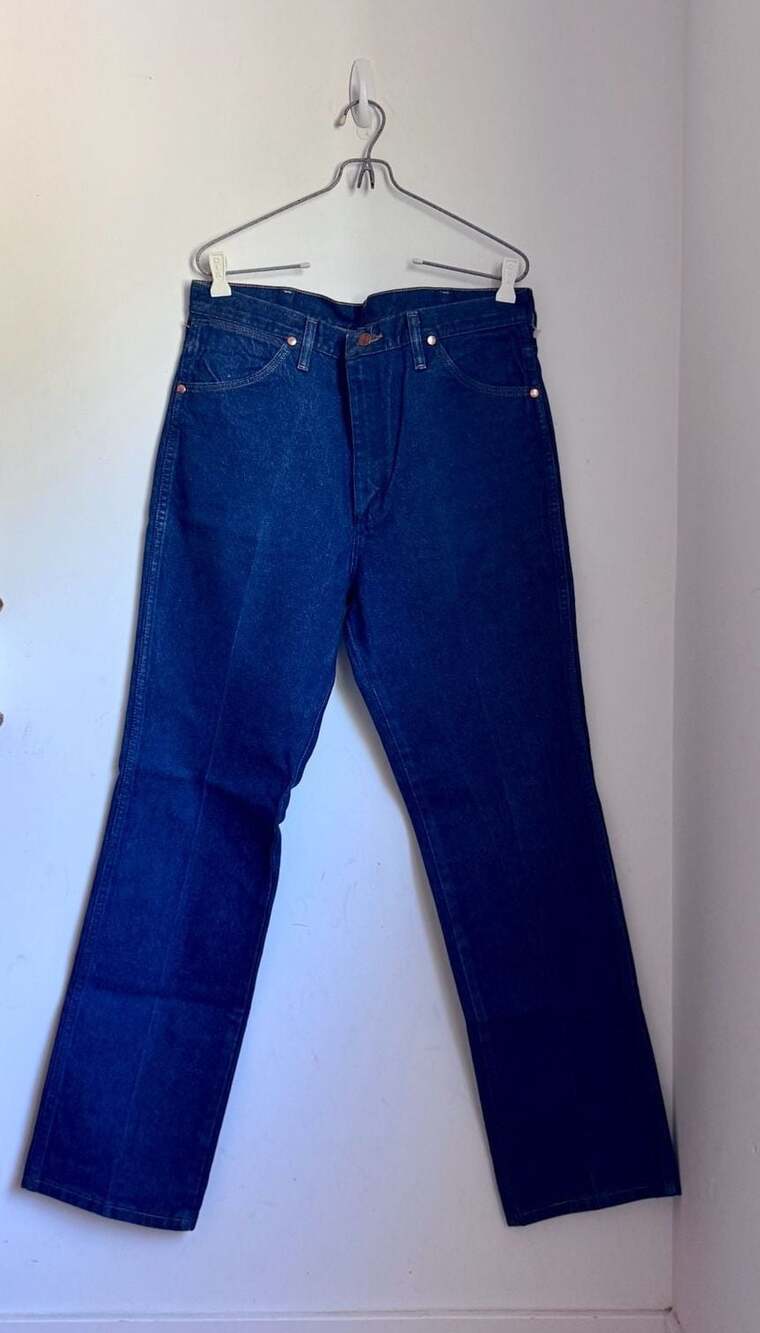 Wrangler Cowboy Cut Slim Fit 936DEN Jeans Dark Wash Size 36x33